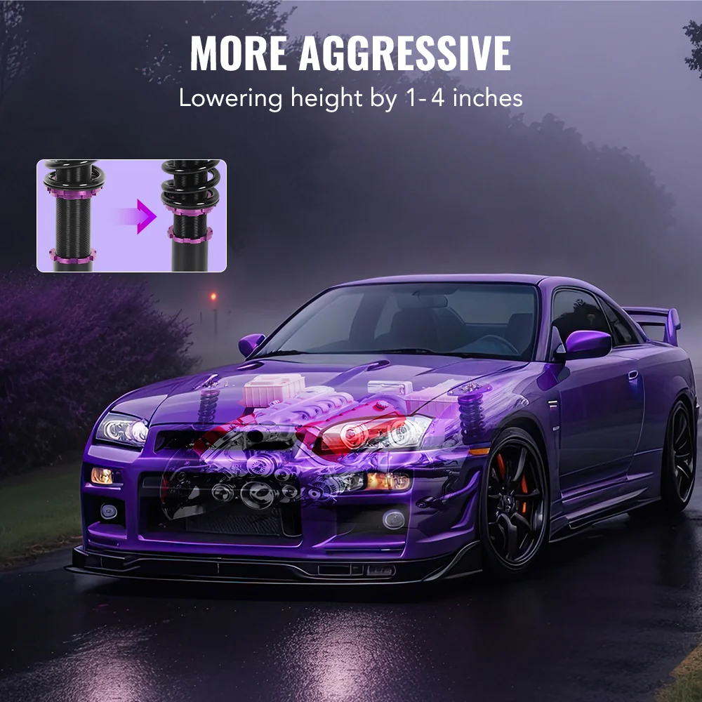 2005 2014FordMustangCoiloverShockAbsorbersStruts4PCS 6 Where to Shop for Affordable Bolt-On Performance Parts